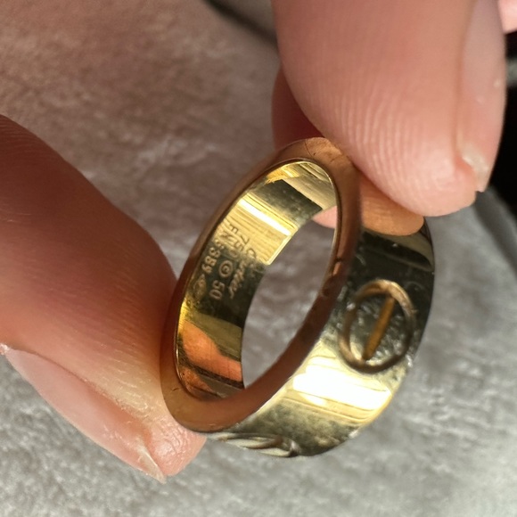 Cartier Love Rings Set in Gold and Silver - Picture 8 of 9